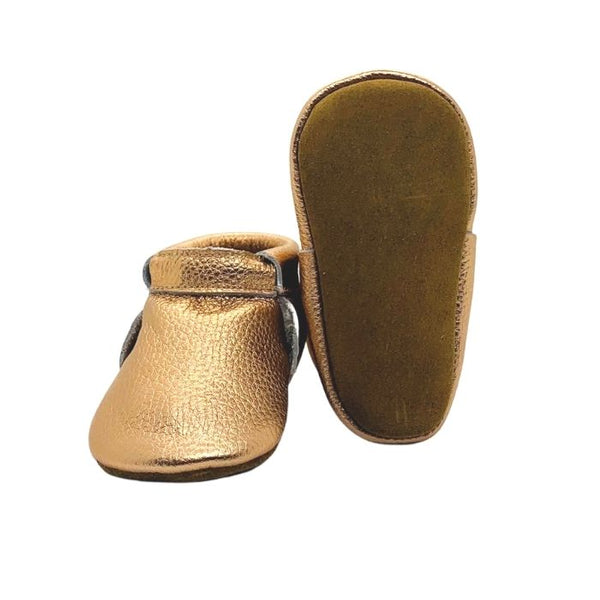 Baby boy gold on sale shoes